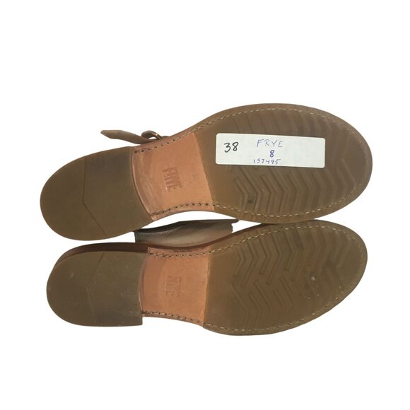 Madewell Womens Tan Leather Heel Sandals Size 8 Strappy - Picture 13 of 15